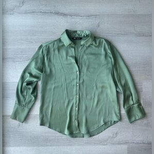 ZARA Olive Blouse